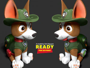 Tracker - Paw Patrol Fanart 3D Print Model