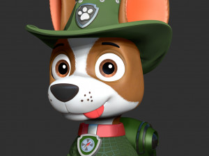 Tracker - Paw Patrol Fanart 3D-printmodel