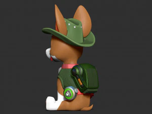 Tracker - Paw Patrol Fanart 3D Print Model