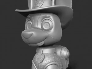 Tracker - Paw Patrol Fanart 3D Print Model