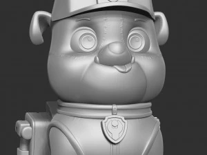 Rubble - Paw Patrol Fanart 3D Print Model