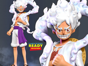 Luffy Gear 5 - One Piece 3D Print Model