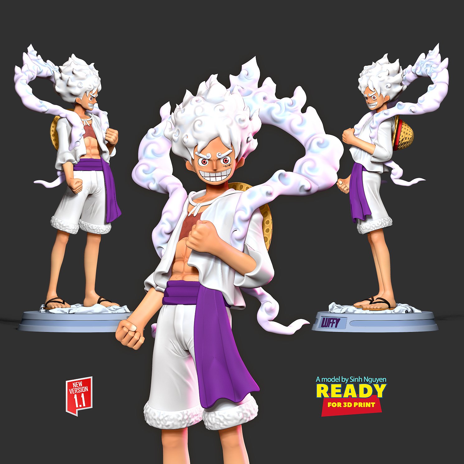 One Piece: Luffy Gear 5 Cosplay – The Cosplay Warehouse
