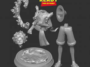 Luffy Gear 5 - One Piece 3D Print Model
