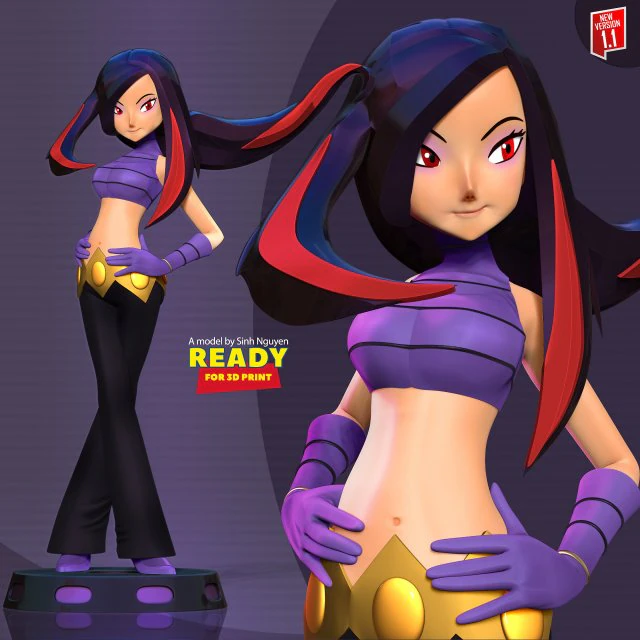 Lucy - Pokemon Master 3D Print Model .c4d .max .obj .3ds .fbx .stl .blend