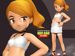 Beauty - Pokemon Trainer 3D Print Model