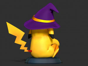 Pikachu at Halloween festival 3D Print Model