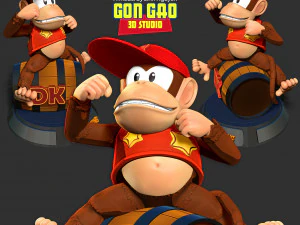 Diddy Kong 3D Print Model