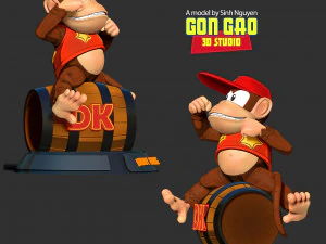 Diddy Kong 3D Print Model