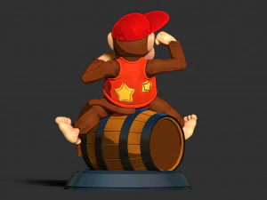 Diddy Kong 3D Print Model