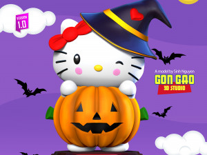 Hello Kitty - Halloween custom 3D Print Model