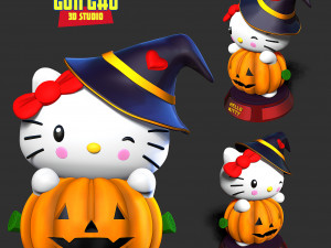 Hello Kitty - Halloween custom 3D Baskı Modeli