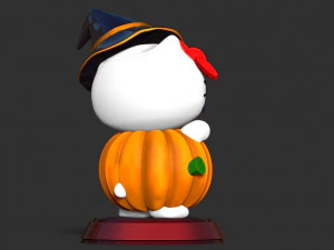 Hello Kitty - Halloween custom 3D Print Model
