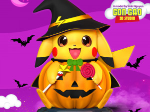 Pikachu Witch Modelo de impresión 3D