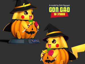 Pikachu Witch 3D-Druckmodell