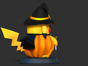 Pikachu Witch 3D-Druckmodell