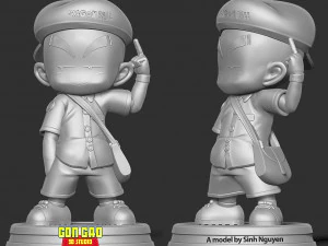 Naughty Krillin 3D Print Model