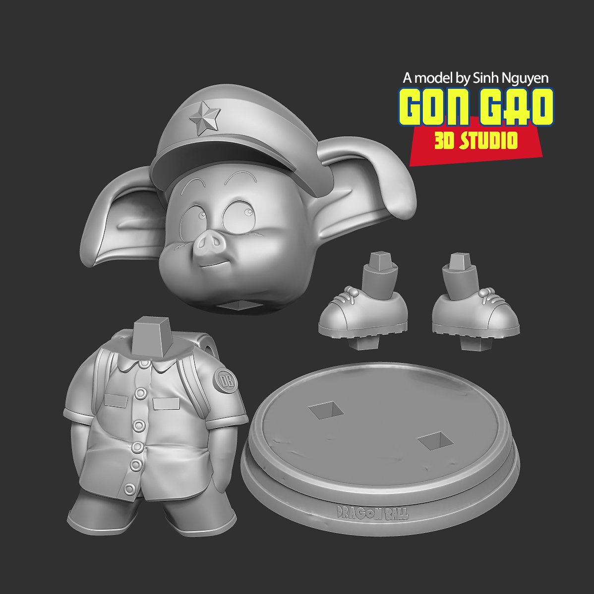 Son Goten - Dragon Ball Fanart 3D Print Model