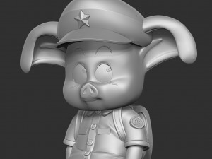 Naughty Oolong - Dragon Ball Fanart 3D Print Model
