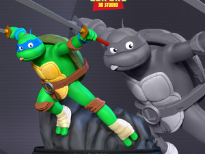 Teenage Mutant Ninja Turtles Leo Fan art 3D Print Model