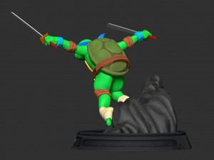 Teenage Mutant Ninja Turtles Leo Fan art 3D 打印模型