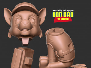 Rocky - Paw Patrol Modelo de impresión 3D