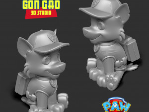 Rocky - Paw Patrol Modelo de impresión 3D