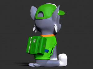 Rocky - Paw Patrol 3D Print Model
