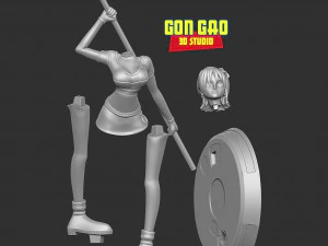 Nami - One Piece Fanart 3D Print Model