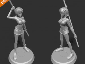 Nami - One Piece Fanart 3D Print Model