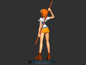 Nami - One Piece Fanart Modello di stampa 3D