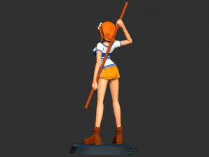 Nami - One Piece Fanart 3D Print Model