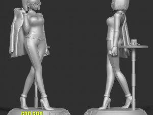 Android 18 - Office Girl 3D Print Model