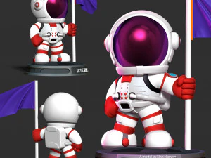 Astronaut kid 3D Print Model