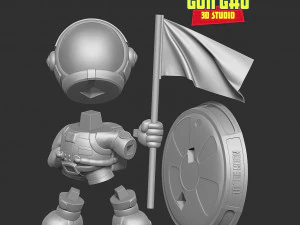 Astronaut kid 3D Print Model