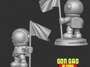 Astronaut kid 3D Print Model