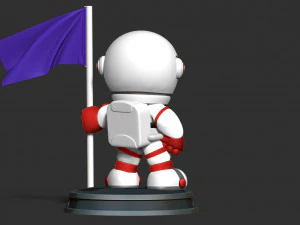 Astronaut kid 3D Print Model