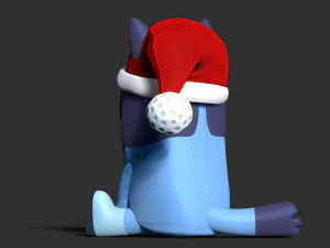 perro azul Modelo de impresión 3D