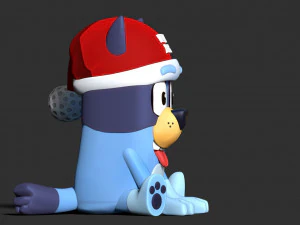 perro azul Modelo de impresión 3D