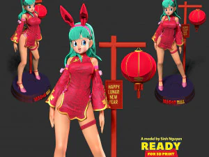 Bulma - Lunar New Year 3D Print Model