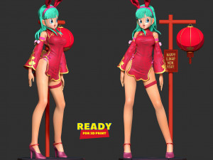 Bulma - Lunar New Year 3D Print Model