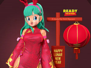 Bulma - Lunar New Year 3D Print Model