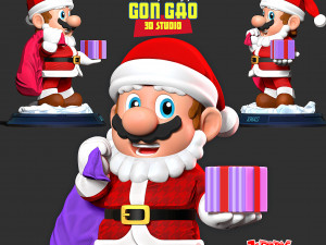 Santa Mario - Merry Christmas Modelo de Impressão 3D
