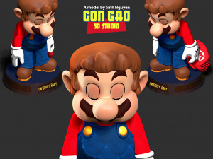 Mario is sorry 3D-printmodel