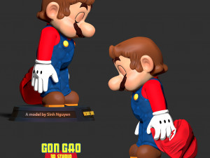 Mario is sorry 3D-printmodel
