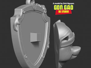 Chase - Christmas Medal 3D Print Model