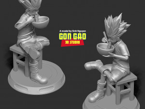 Lunch with Gon Freecss Modèles 3D en vedette