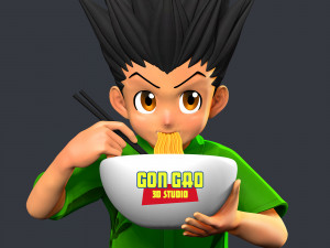 Lunch with Gon Freecss Modèles 3D en vedette