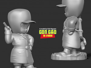 Kid Goku in Winter Outfit 3D-printmodel