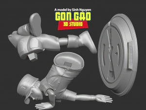 Kid Naruto dances hip-hop 3D Print Model